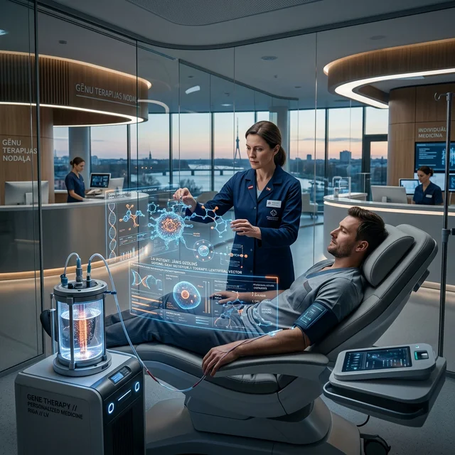 Gēnu terapija un personalizēta medicīna: Kā 2026. gadā Latvijā ārstēsim slimības nākotnē